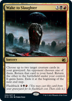 x1 Wake to Slaughter NM, MTG Innistrad: Midnight Hunt - Image 1