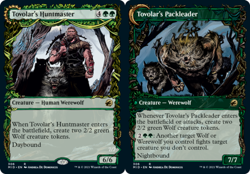 x1 Tovolar's Huntmaster // Tovolar's Packleader - Showcase NM, MTG Innistrad: Mi - Image 1