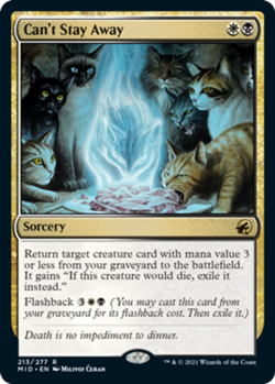 x1 Can't Stay Away NM, MTG Innistrad: Midnight Hunt - Image 1