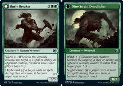 x1 Burly Breaker // Dire-Strain Demolisher NM, MTG Innistrad: Midnight Hunt - Image 1