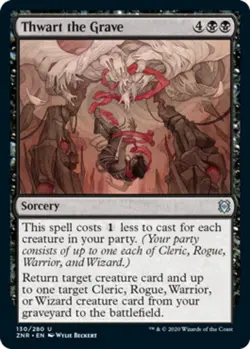 x1 Thwart the Grave NM, Zendikar Rising - Image 1