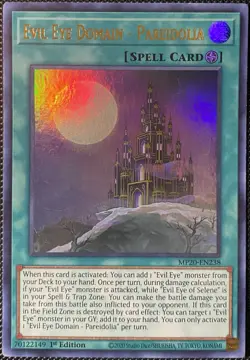 Evil Eye Domain - Pareidolia MP20-EN238 2020 Tin of Lost Memories 1st Ed Yugioh - Image 1