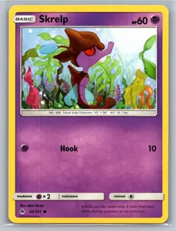Skrelp 52/131 Common Forbidden Light Pokemon Near Mint - Image 1