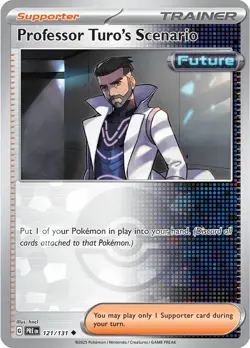 Professor Turo's Scenario 121/131 Reverse Uncommon Prismatic Evolutions Pokemon - Image 1