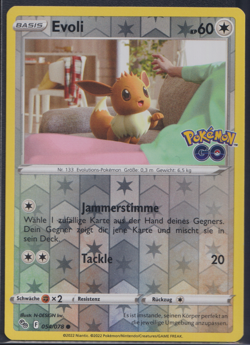 Evoli 054/078 Reverse Holo - Pokemon Go - DE - NM - Pokemon TCG Karte - Image 1