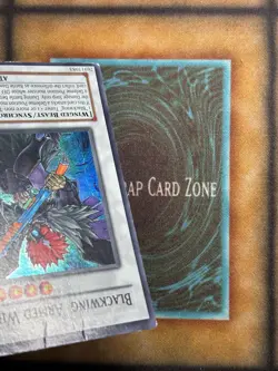 Yugioh Blackwing Armed Wing RGBT-EN041 Super Rare MP - Image 2