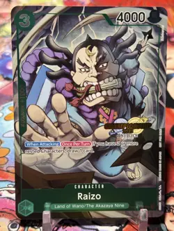 RAIZO - One Piece TCG OP01-052 - PROMO - Championship Series 2023 Event - Image 1