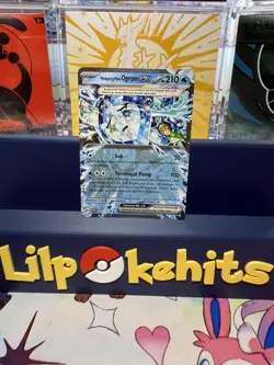 Wellspring Mask Ogerpon EX Holo Pokemon TCG Card TWM 064/167 Double Rare - Image 1