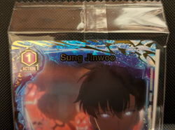 Sung Jinwoo Alt Art Winner Foil UEPR/SLG-1-019 Union Arena Solo Leveling Sealed - Image 3