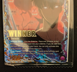 Sung Jinwoo Alt Art Winner Foil UEPR/SLG-1-019 Union Arena Solo Leveling Sealed - Image 4