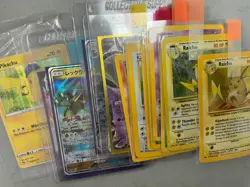 Assorted Lot of (16) Pokemon Cards Modern Vintage Mix Snorlax Raichu Pikachu - Image 1