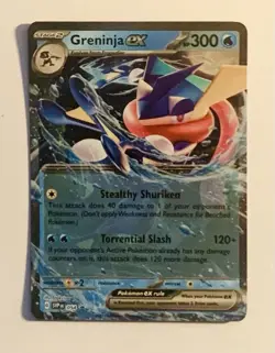 Pokemon Greninja ex 054 Holo Sv Scarlet & Violet Promo Card. - Image 1