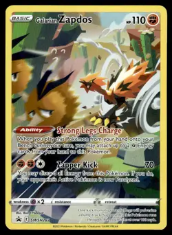 2019 SWSH: Sword & Shield Promo Cards Galarian Zapdos - SWSH283 Promo #SWSH283 - Image 1
