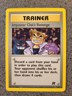 Pokemon Trainer Imposter Non Holo Card 76/82 2000 excellent condition WOTC - Image 1