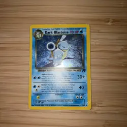Pokemon Dark Blastoise TCG Team Rocket Holo Card 3/82 - Image 1