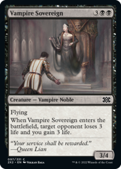 x1 Vampire Sovereign NM, Double Masters 2022 - Image 1