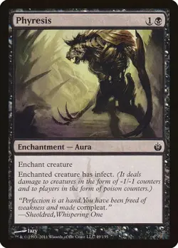 PHYRESIS X 4 N/M- MIRRODIN BESIEGED MAGIC THE GATHERING - Image 1