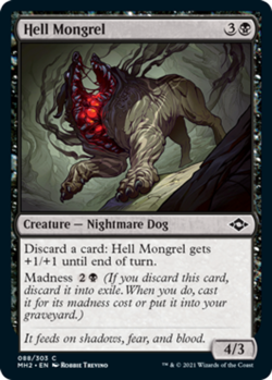 x1 Hell Mongrel NM, Modern Horizons 2 - Image 1