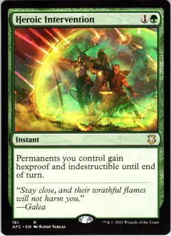 Heroic Intervention 161 Commander: Adventures in the Forgotten Realms NM - Image 1