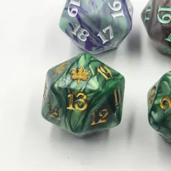 Lot of [6] MTG Spindown Life Counter 20-sided Dice + Jumbo 20-sided Dice - Image 2