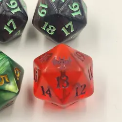 Lot of [6] MTG Spindown Life Counter 20-sided Dice + Jumbo 20-sided Dice - Image 4