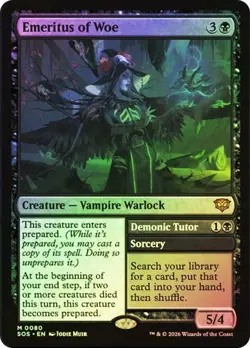 Emeritus of Woe Foil Secrets of Strixhaven NM MTG - Image 1