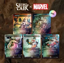 MTG Secret Lair x Marvel’s Spider-Man: Venom Unleashed (Colors) Foil Edition - Image 1