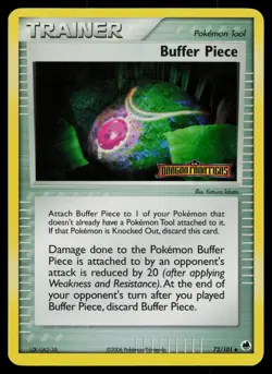 BUFFER PIECE 72/101 UNCOMMON DRAGON FRONTIERS POKEMON REVERSE HOLO MP - Image 1