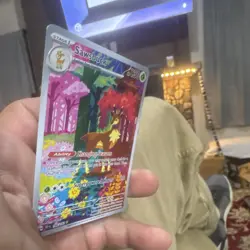 Pokemon TCG Sawsbuck 166/162 SV05 Temporal Forces IR Full Art Holo ENG 2024 - Image 3