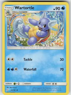 Wartortle 24/181 Uncommon Team Up Pokemon Near Mint - Image 1
