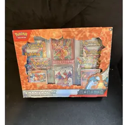 Pokemon TCG Charizard ex Premium Collection Box Promo EN 2023 65 Cards Age 6+ - Image 1