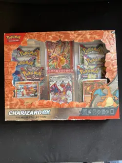Pokemon TCG Charizard ex Premium Collection Box Promo EN 2023 65 Cards Age 6+ - Image 2