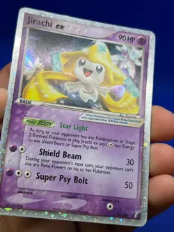 VTG 2006 EX Crystal Guardians Jirachi 94/100 Ultra Rare DMG/Creased - Image 5