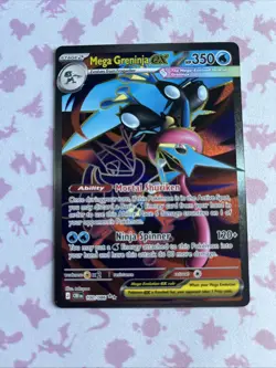 Mega Greninja ex 100/086 Me04: Chaos Rising Holo Pokemon TCG (NM) - Image 4