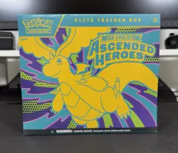 Pokemon TCG: Mega Evolution Ascended Heroes Elite Trainer Box Booster Box New - Image 1