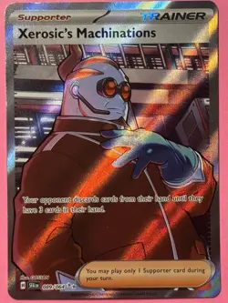 Pokemon TCG Xerosic's Machinations Ultra Rare - Shrouded Fable 089/064 BLEMISHED - Image 1