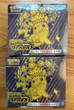 Pokemon TCG Surging Sparks x 2 ETB Elite Trainer Box New & Factory Sealed x2 - Image 1