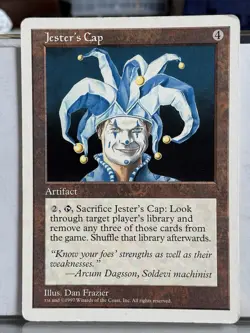 Magic the Gathering Oversized 6 x 9 Jester's Cap Promo Card s - Image 1