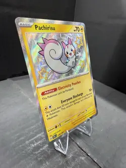 Pachirisu 138/091 SV: Paldean Fates Holo Shiny Rare Pokemon Near Mint - Image 2