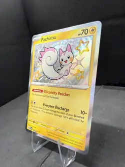 Pachirisu 138/091 SV: Paldean Fates Holo Shiny Rare Pokemon Near Mint - Image 3