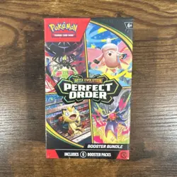 Pokemon Company Mega Evolution Perfect Order Booster Box Bundle 6 Packs - Image 1