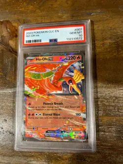 Pokemon 2023 CLC En HO-OH EX #007 PSA 10 Gem Mint RARE - Image 1