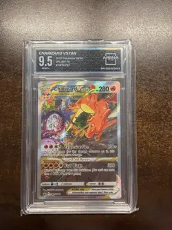 2022 Pokemon Sword Shield Promo Charizard Vstar SWSH262 Arena Club 9.5 - Image 1