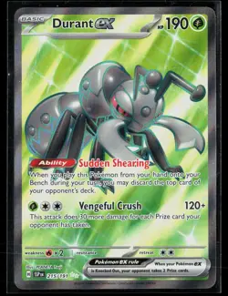 Durant ex 215/191 Ultra Rare Surging Sparks Pokemon LP - Image 1