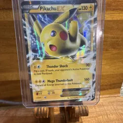 The Pokemon Company Pikachu EX XY174 XY Promo Holo English 2016 130 HP - Image 1