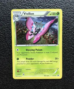 Pokemon TCG - Vivillon XY137 - Cosmos Holo Black Star Promo Rare *NM/LP - Image 1