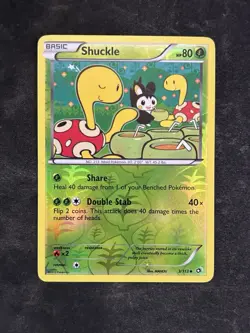 The Pokemon Company Pokemon TCG Shuckle 3/113 Legendary Treasures Rev Holo 80 HP - Image 1