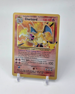 Custom SPARKLING HOLO Charizard Card READ DESCRIPTION BELOW - Image 1