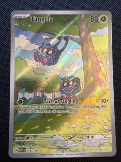 Tangela 178/165 Illustration Rare Pokemon Sv: Scarlet & Violet 151 Holo - Image 1