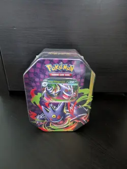 Pokemon Mega Moonlit Tin Mega Clefable and Gengar set of 2 Tins Sealed - Image 2